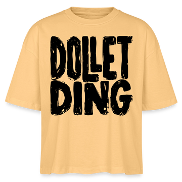 DOLLET DING-Frauen Boxy Bio-T-Shirt - Mispel