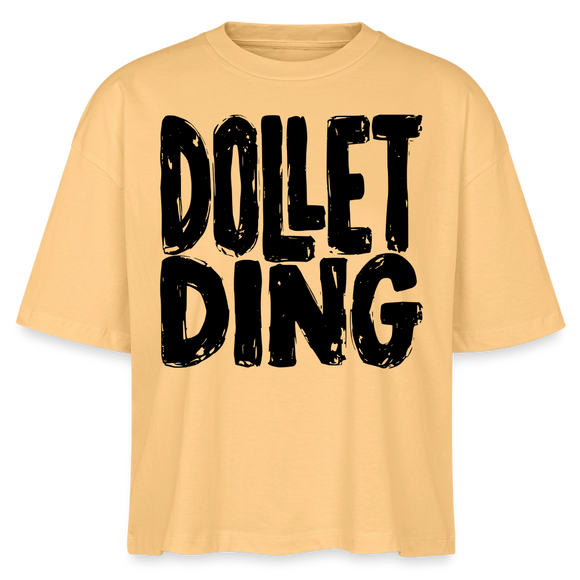DOLLET DING-Frauen Boxy Bio-T-Shirt - Mispel