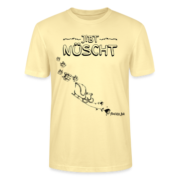 Weihnachten in Berlin 25-JIBT NÜSCHT-Unisex T-Shirt Bio - Creme