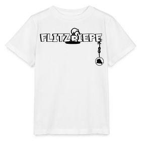 EINE FLITZPIEPE - Kinder Bio T-Shirt - Weiß