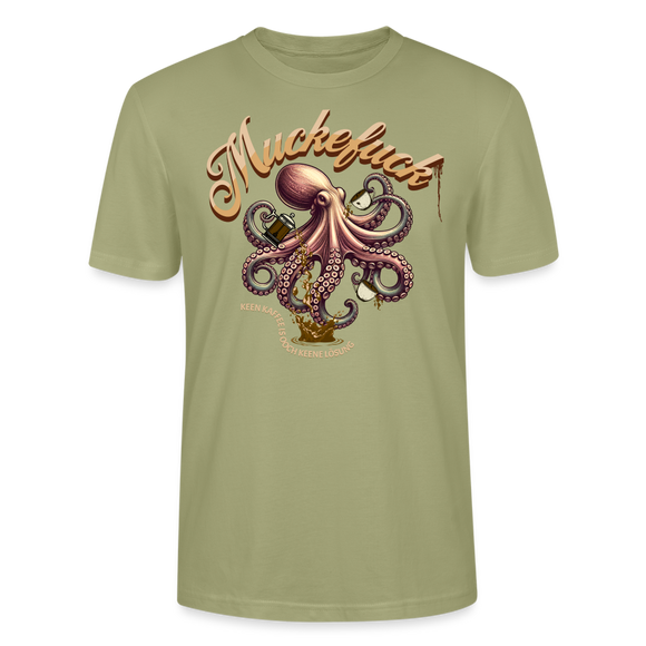 MUCKEFUCK - Unisex BIO T-Shirt - Nebelgrün