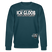 ICK GLOOB MEEN SCHWEIN PFEIFT!-Unisex Bio-Sweatshirt II - Dunkles Petrol