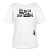 ICK BIN DA-Rundhals Frauen Bio-T-Shirt - Weiß
