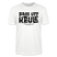 PASS UFF KEULE-Unisex T-Shirt mit Berliner Schnauze - Weiß