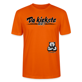 Da kiekste, wa?-Unisex T-Shirt Bio - Tieforange