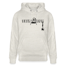 EINE FLITZPIEPE - Unisex Bio-Hoodie - Beige meliert