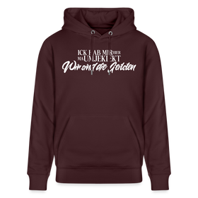 Wir sind die Geilsten-Unisex Bio-Hoodie II - Maroon