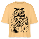 Berlin Shirt-JANZ BERLIN IS EENE WOLKE-Frauen Boxy Bio-T-Shirt - Mispel