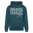 JEH MIR NICH UFFN SENKEL-Unisex Bio-Hoodie II - Dunkles Petrol