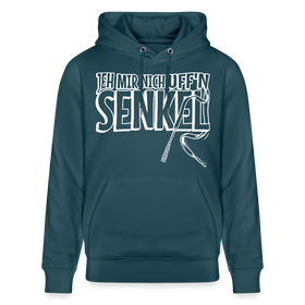 JEH MIR NICH UFFN SENKEL-Unisex Bio-Hoodie II - Dunkles Petrol