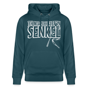 JEH MIR NICH UFFN SENKEL-Unisex Bio-Hoodie II - Dunkles Petrol