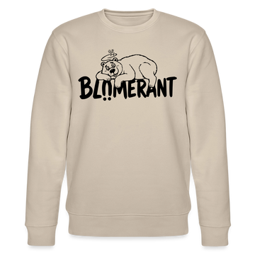 BLÜMERANT-Unisex Bio-Sweatshirt mit Berliner Schnauze - Beige