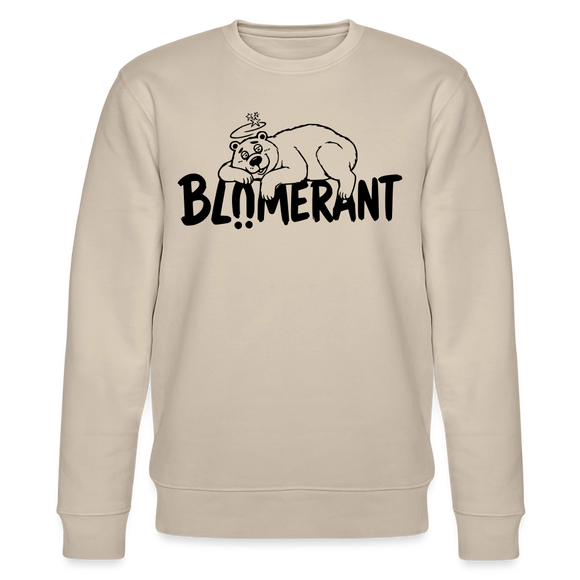 BLÜMERANT-Unisex Bio-Sweatshirt mit Berliner Schnauze - Beige