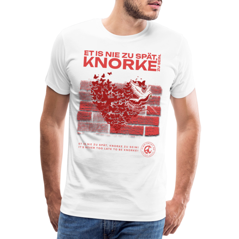 SEI KNORKE - Männer Premium T-Shirt - Weiß