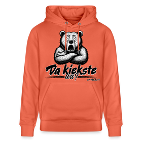 Da kiekste, wa?-Unisex Bio-Hoodie - Hellrot
