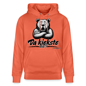 Da kiekste, wa?-Unisex Bio-Hoodie - Hellrot