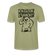 Berlin Shirt-ICK GLOOB ET HACKT-Unisex T-Shirt mit Berliner Bär - Nebelgrün