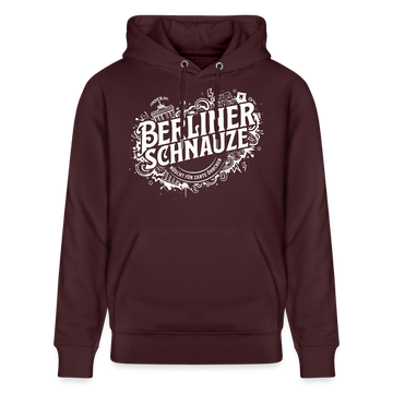 BERLIN SCHNAUZE als Souvenir-Unisex Bio-Hoodie - Maroon
