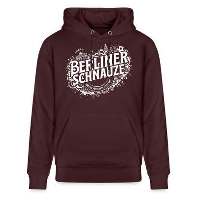 BERLIN SCHNAUZE als Souvenir-Unisex Bio-Hoodie - Maroon