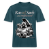 Ran an Sarch-Relaxed Fit Unisex Bio-T-Shirt II - Dunkles Petrol