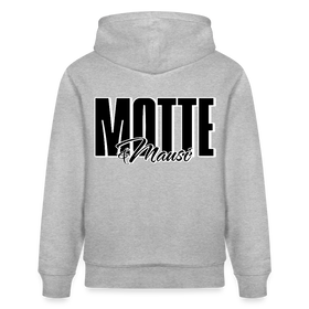 MOTTE UND MAUSI-Unisex Bio-Hoodie - Grau meliert