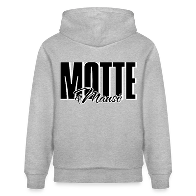 MOTTE UND MAUSI-Unisex Bio-Hoodie - Grau meliert