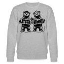 LATSCH & BOMMEL-Unisex Bio-Sweatshirt - Grau meliert