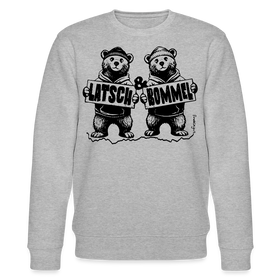 LATSCH & BOMMEL-Unisex Bio-Sweatshirt - Grau meliert