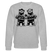 LATSCH & BOMMEL-Unisex Bio-Sweatshirt - Grau meliert