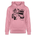 Berlin Souvenir mit Berliner Schnauze-MACH HINNE-Unisex Bio-Hoodie - Lila Traum