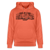 Berliner Spruch-FISIMATENTEN-Unisex Bio-Hoodie - Hellrot