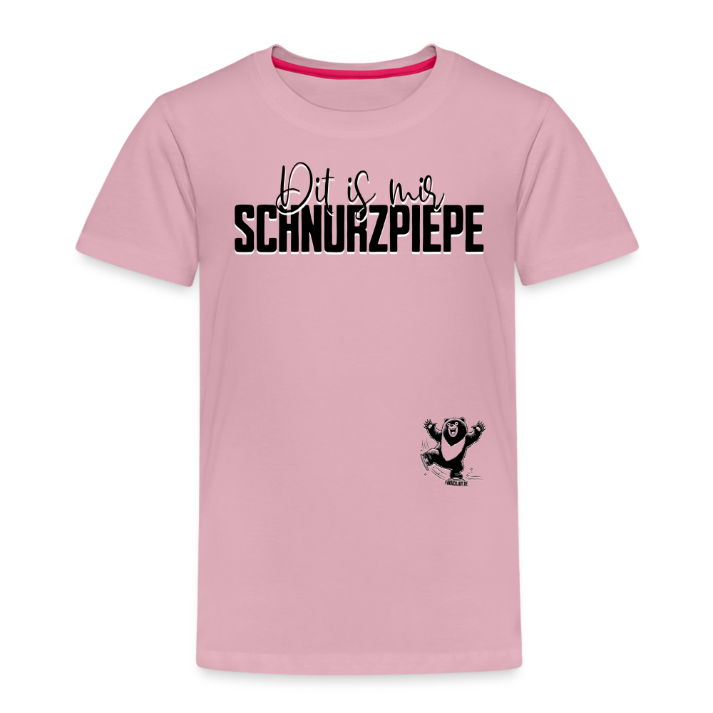 SCHNURZPIEPE - Kinder Premium T-Shirt - Hellrosa