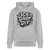 Berliner Spruch-ICK DARF DIT-Unisex Bio-Hoodie - Grau meliert