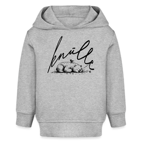 KNÜLLE - Bio Hoodie BABY - Grau meliert