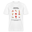 NACHTIJALL-Relaxed Fit Unisex Bio-T-Shirt - Weiß