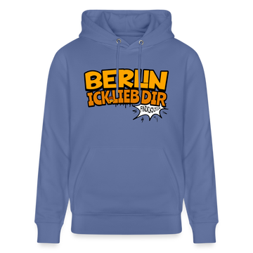 BERLIN ICK LIEB DIR - Unisex Bio-Hoodie - Blau