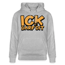 ICK DARF DIT - Bio-Hoodie - Grau meliert