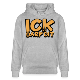 ICK DARF DIT - Bio-Hoodie - Grau meliert