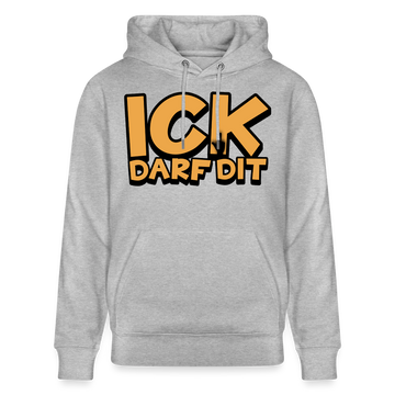 ICK DARF DIT - Bio-Hoodie - Grau meliert