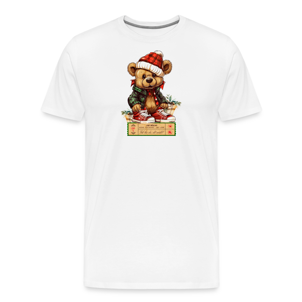 KEENE JESCHENKE - Männer Premium T-Shirt - Weiß