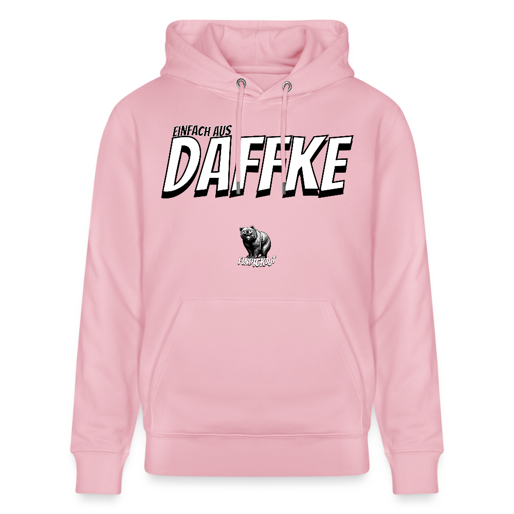 AUS DAFFKE-Unisex Bio-Hoodie - Hellrosa