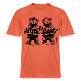 LATSCH & BOMMEL-relaxed fit Unisex Bio T-Shirt - Hellrot