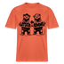 LATSCH & BOMMEL-relaxed fit Unisex Bio T-Shirt - Hellrot