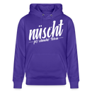 NÜSCHT FÜR SCHWACHE NERVEN-Unisex Bio-Hoodie mit Berliner Schnauze - Purple Love 