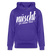 NÜSCHT FÜR SCHWACHE NERVEN-Unisex Bio-Hoodie mit Berliner Schnauze - Purple Love 