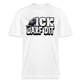 ICK DARF DIT|TAUBE-Relaxed Fit Unisex Bio-T-Shirt - Weiß