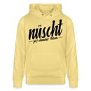 NÜSCHT FÜR SCHWACHE NERVEN-Unisex Bio-Hoodie mit Berliner Schnauze - Gelb Viva 