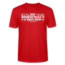 Berliner Spruch-Berliner Lob-NICH ANJESCHISSN-Unisex T-Shirt - Rot