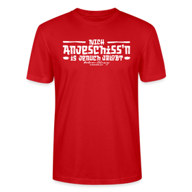 Berliner Spruch-Berliner Lob-NICH ANJESCHISSN-Unisex T-Shirt - Rot