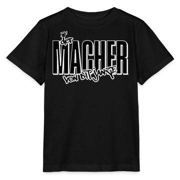 DER MACHER VON DIT JANZE - Kinder T-Shirt BIO - Schwarz